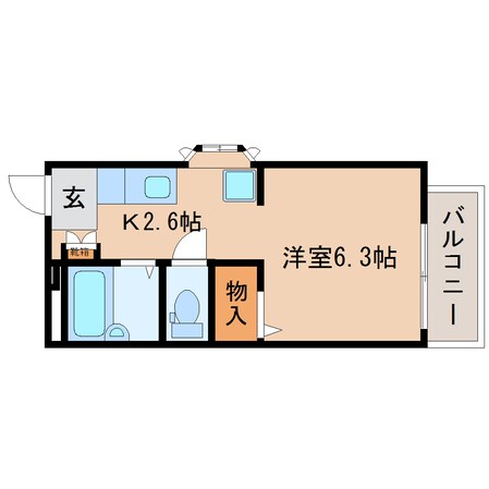 静岡駅 バス20分  小鹿公民館前下車：停歩6分 2階の物件間取画像